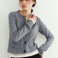 damaged pocket knit/gray