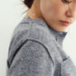 damaged pocket knit/gray