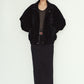 suede blouson(unisex)/black