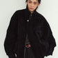 suede blouson(unisex)/black