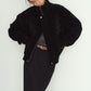 suede blouson(unisex)/black