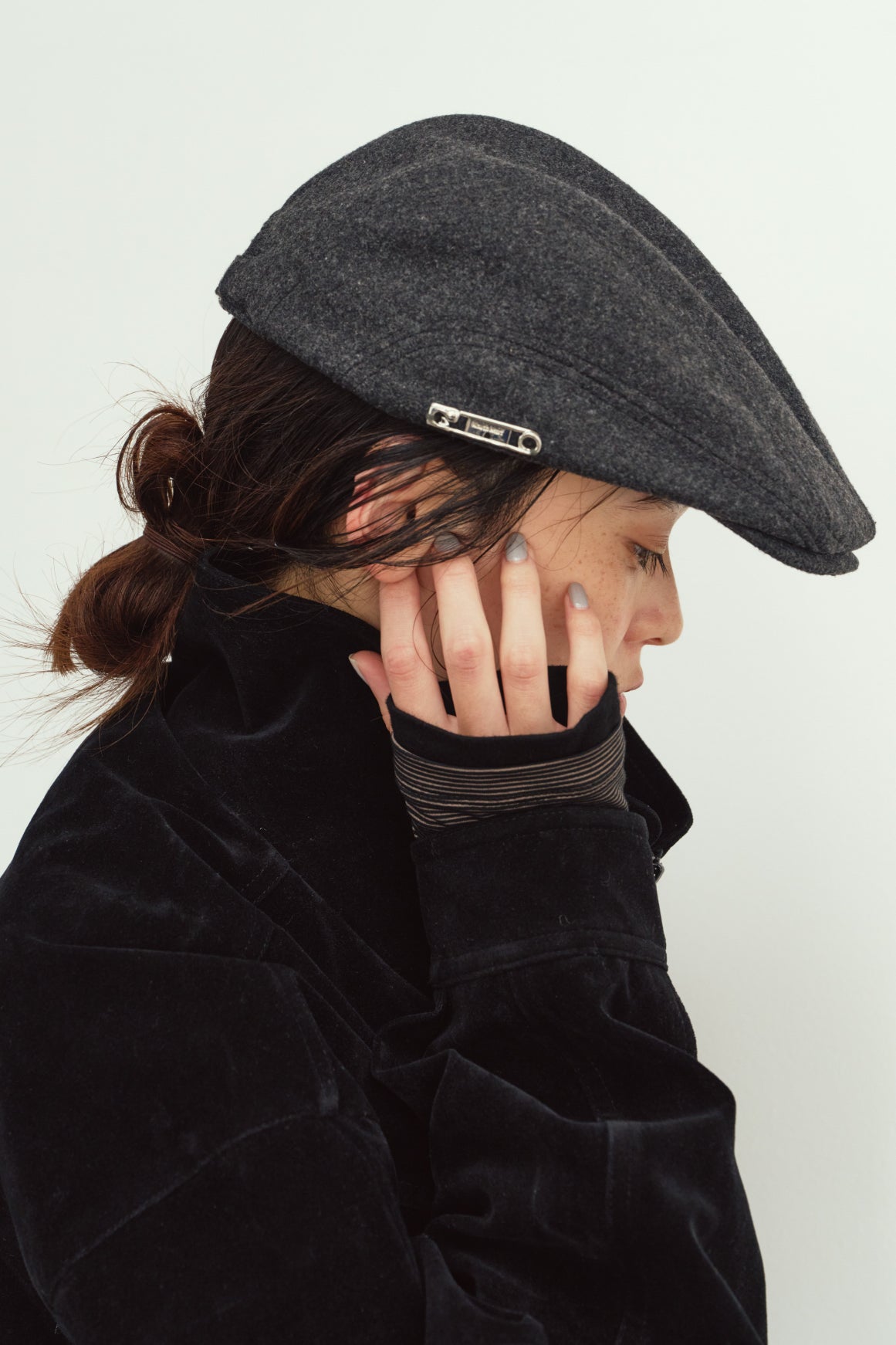 wool hunting cap/2color