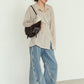 curve utility denim pants(unisex)/blue