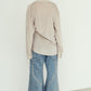 2way velour shirt/lightgray