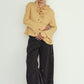 curve utility denim pants(unisex)/black