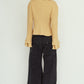 curve utility denim pants(unisex)/black