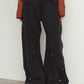 curve utility denim pants(unisex)/black