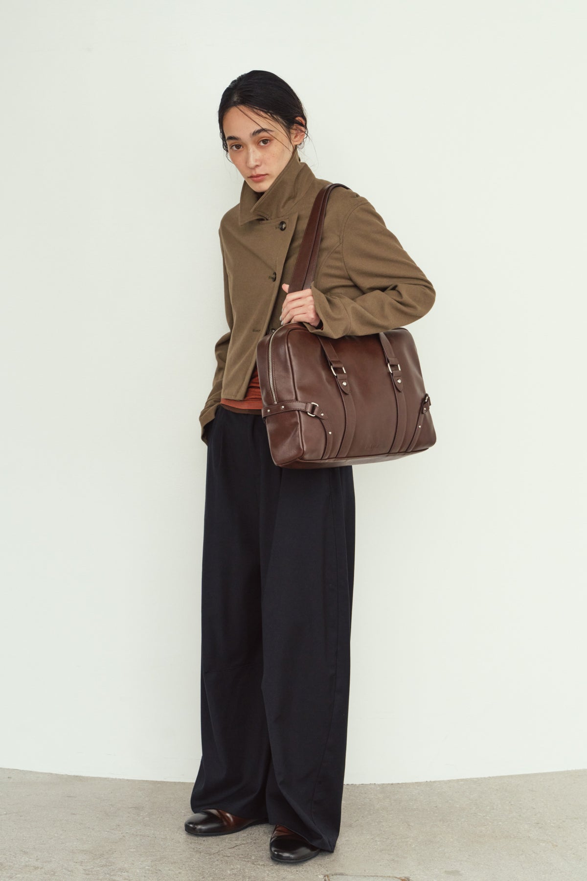 belted school bag/2color