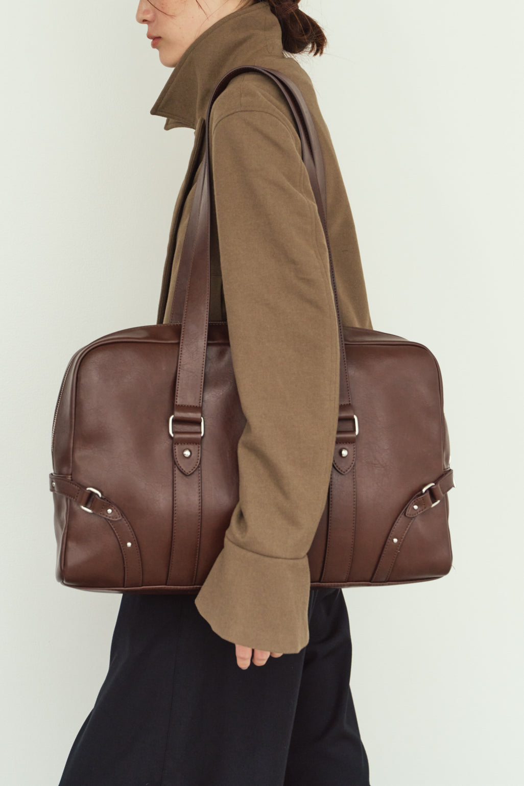 belted school bag/2color