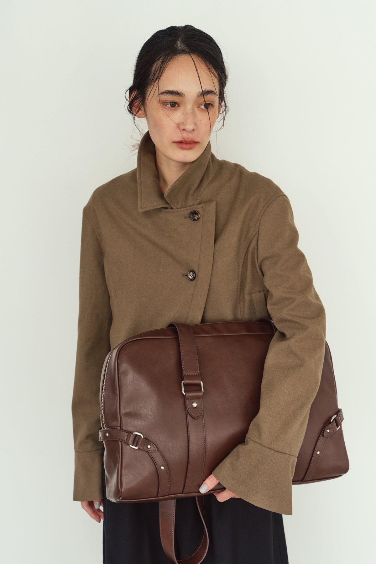 belted school bag/2color