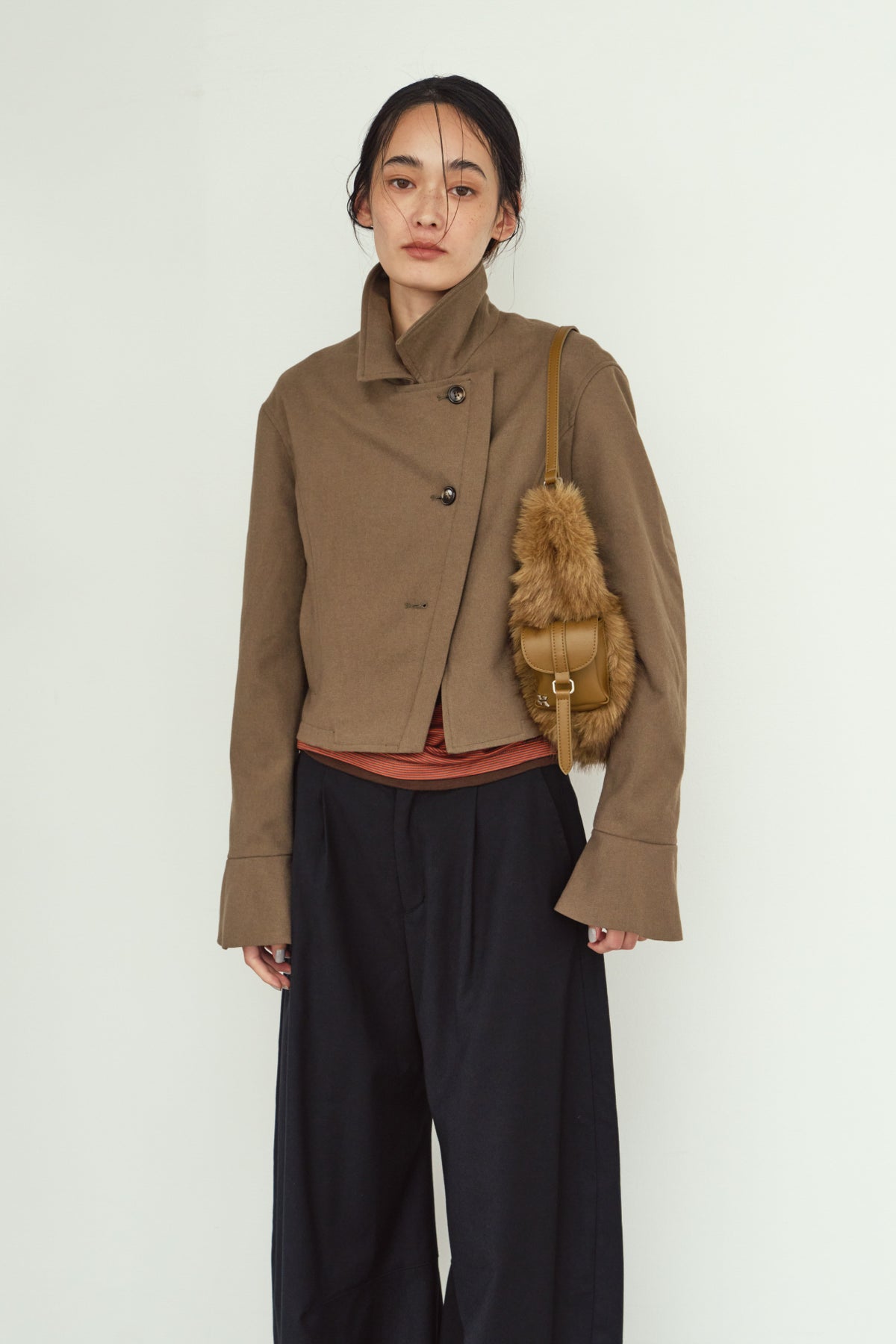 fur bag/2color