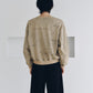 message sweatshirt(unisex)/beige
