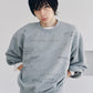 message sweatshirt(unisex)/gray