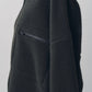 curved zip boa hoodie(unisex)/gray