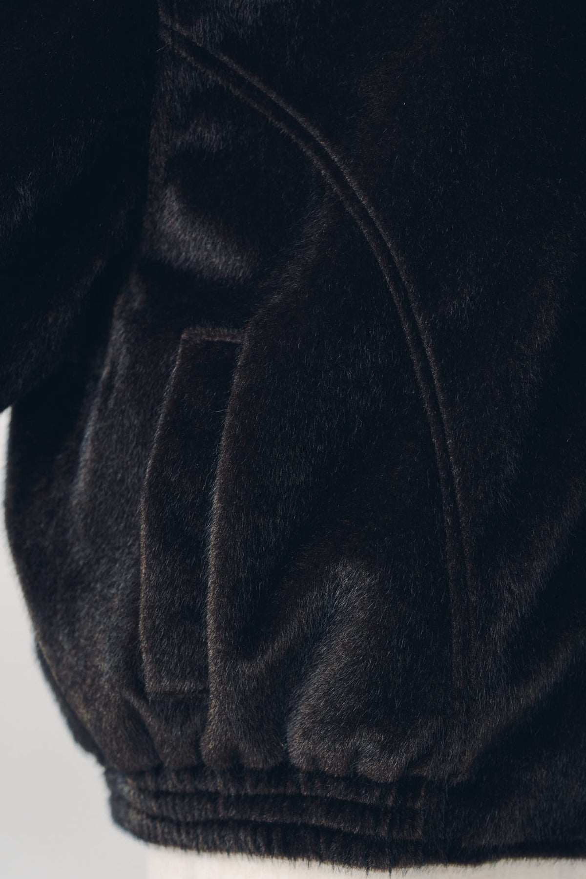 pony-like blouson(unisex)/darkbrown