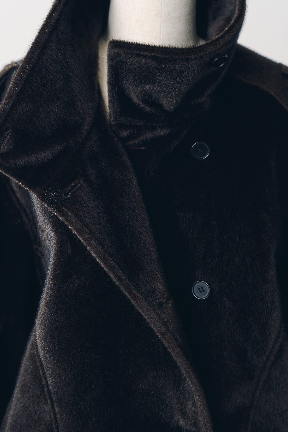 pony-like blouson(unisex)/darkbrown