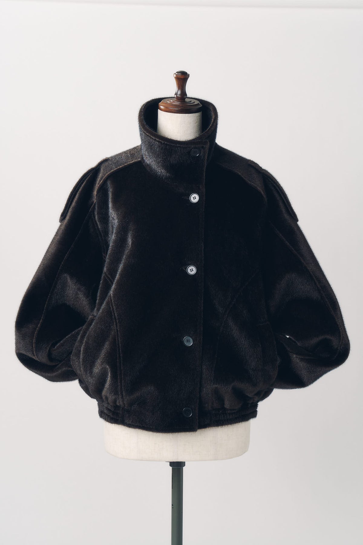 pony-like blouson(unisex)/darkbrown