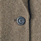 single-breasted long coat/beige