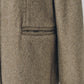 single-breasted long coat/beige