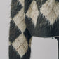 argyle knit(unisex)/brown