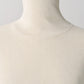 frill high neck knit/ivory