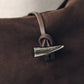toggle suede bag/2color