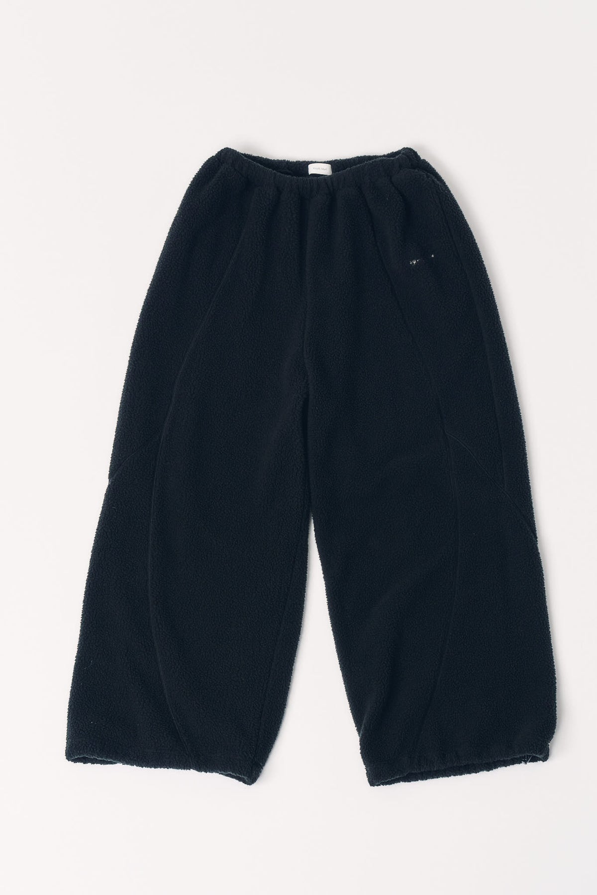 switching boa pants(unisex)/black