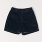pony-like short pants/darkbrown