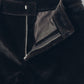 pony-like short pants/darkbrown