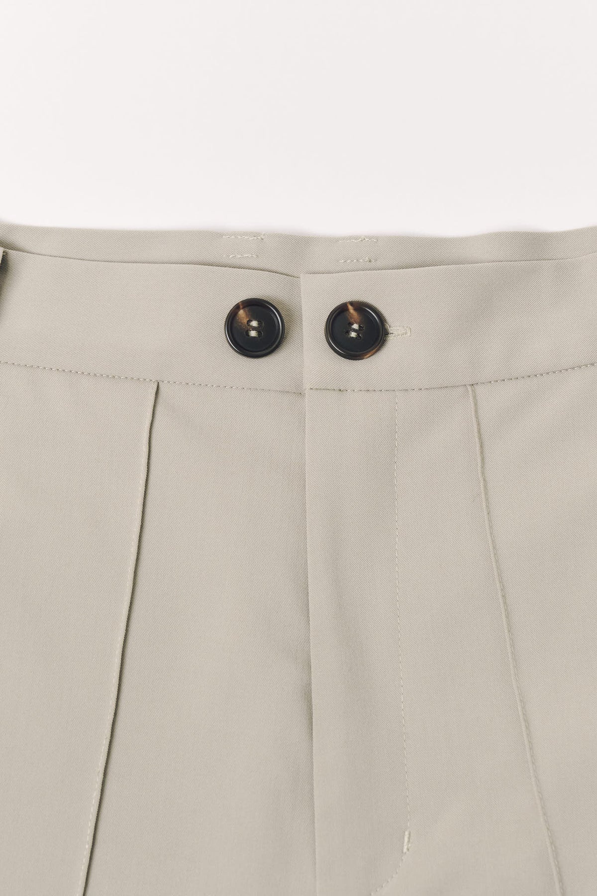 double hem trousers(unisex)/sandbeige