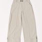 double hem trousers(unisex)/sandbeige