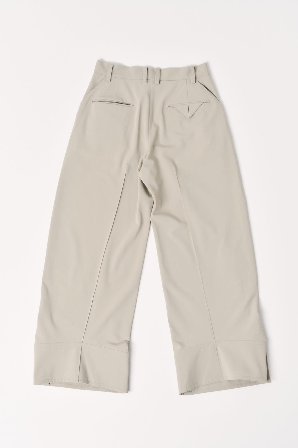double hem trousers(unisex)/sandbeige
