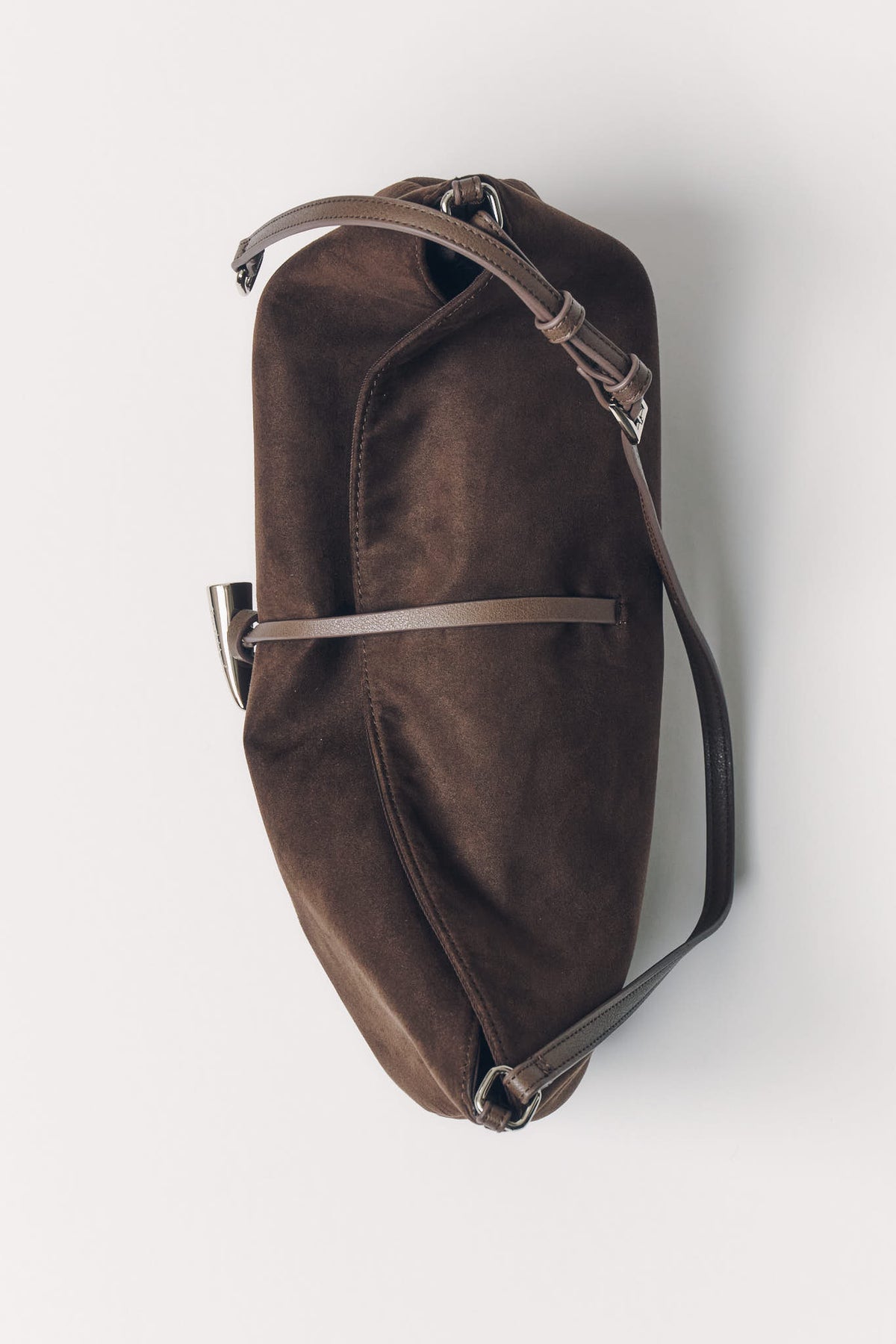 toggle suede bag/2color