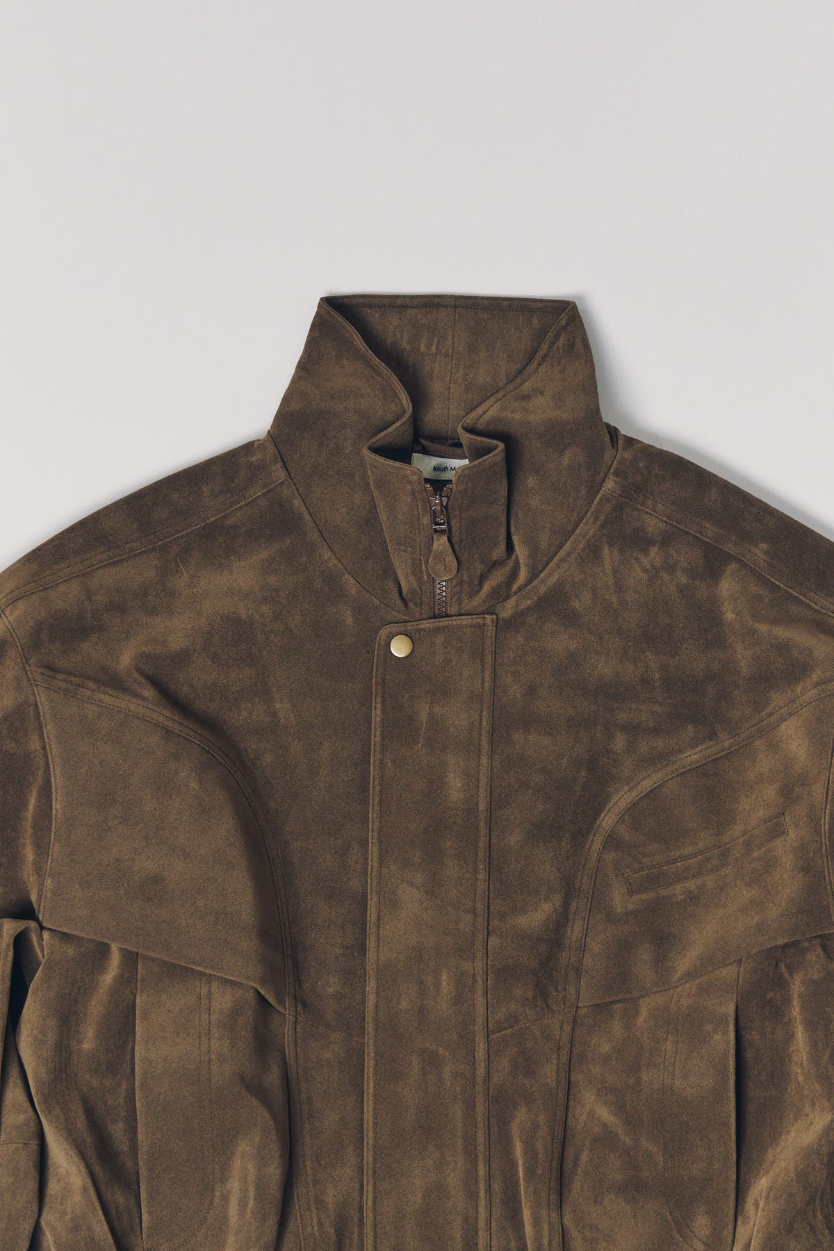 suede blouson(unisex)/brown