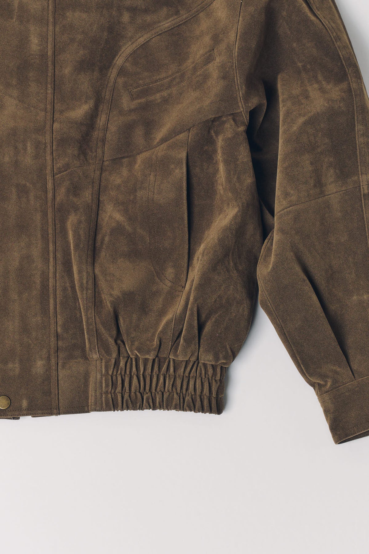 suede blouson(unisex)/brown