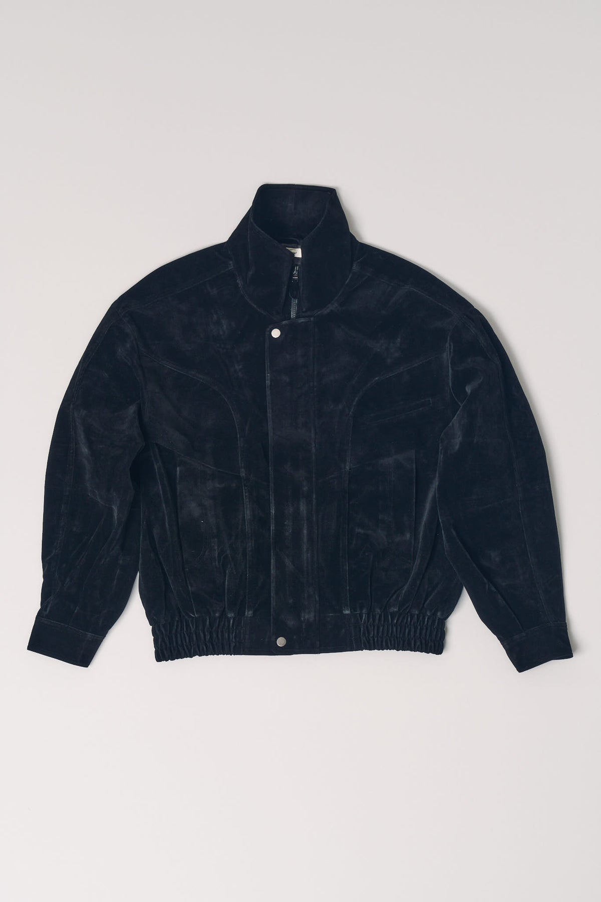 suede blouson(unisex)/black