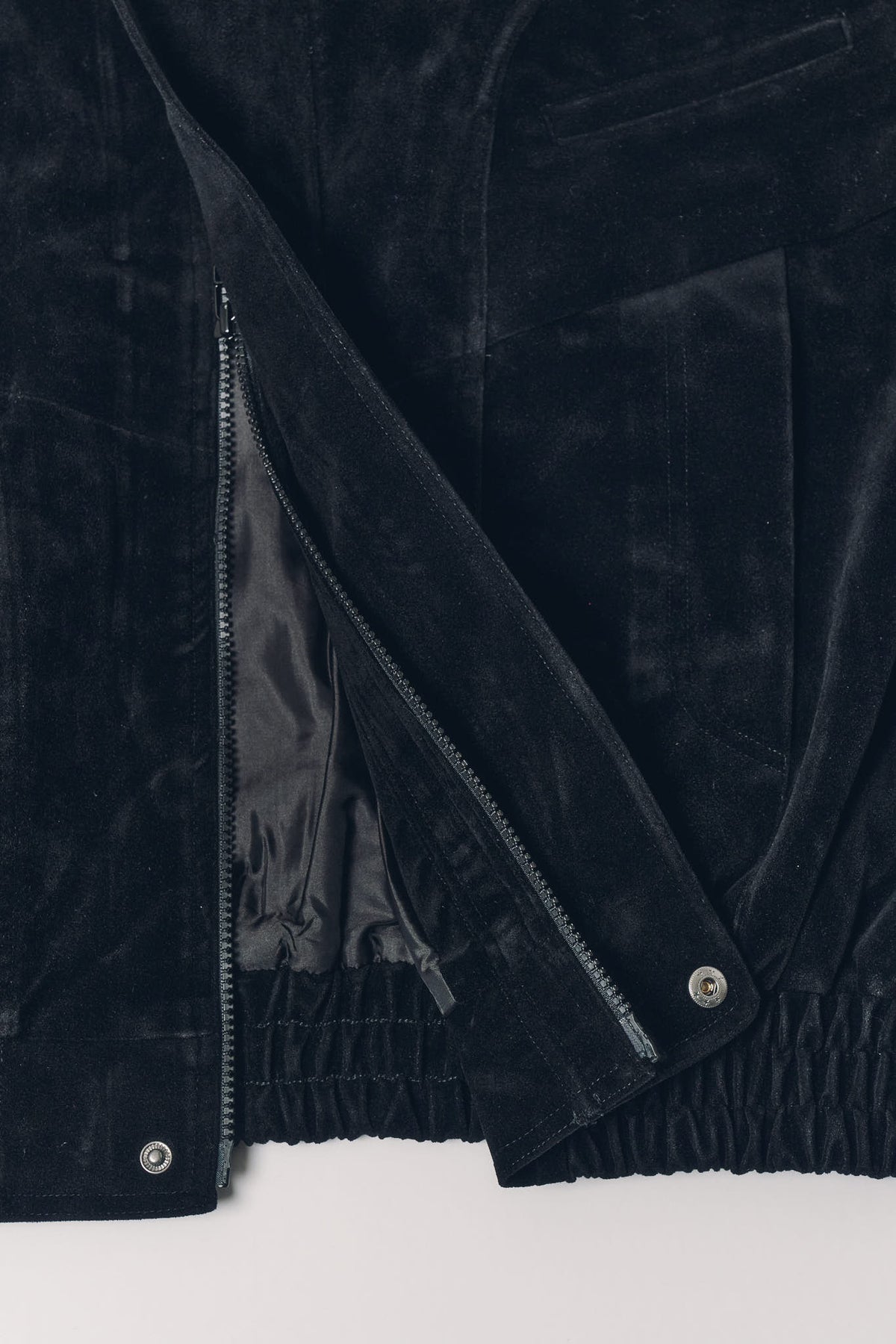 suede blouson(unisex)/black