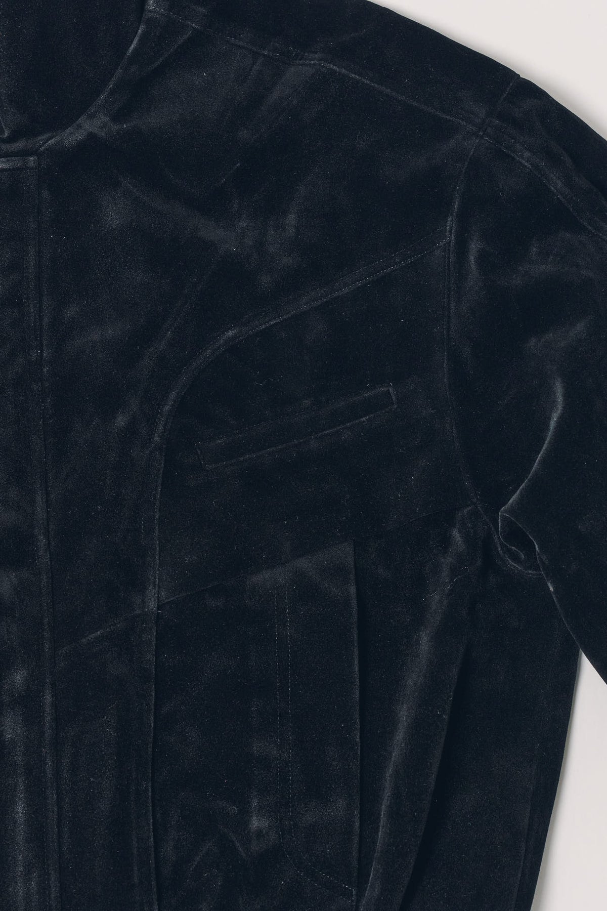 suede blouson(unisex)/black