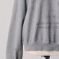 message sweatshirt(unisex)/gray