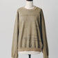 message sweatshirt(unisex)/beige