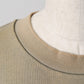 message sweatshirt(unisex)/beige