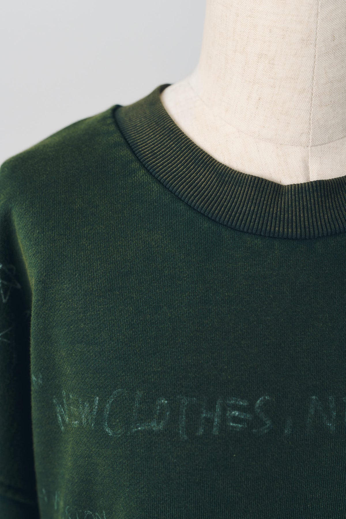 message sweatshirt(unisex)/green