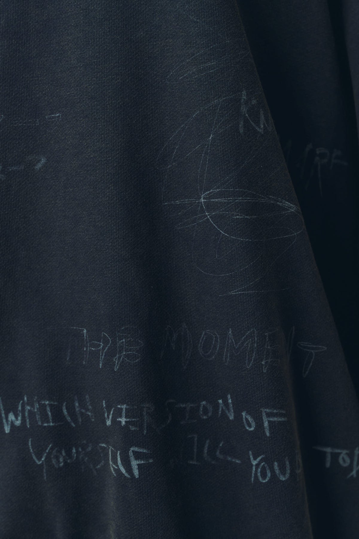 message sweatshirt(unisex)/charcoal