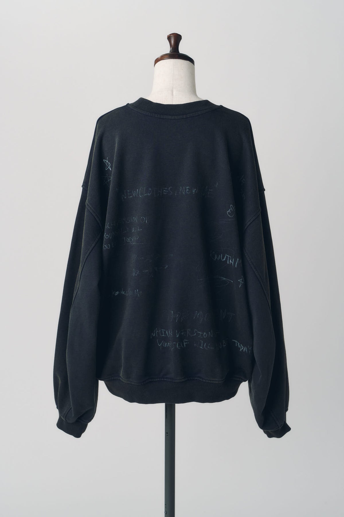 message sweatshirt(unisex)/charcoal