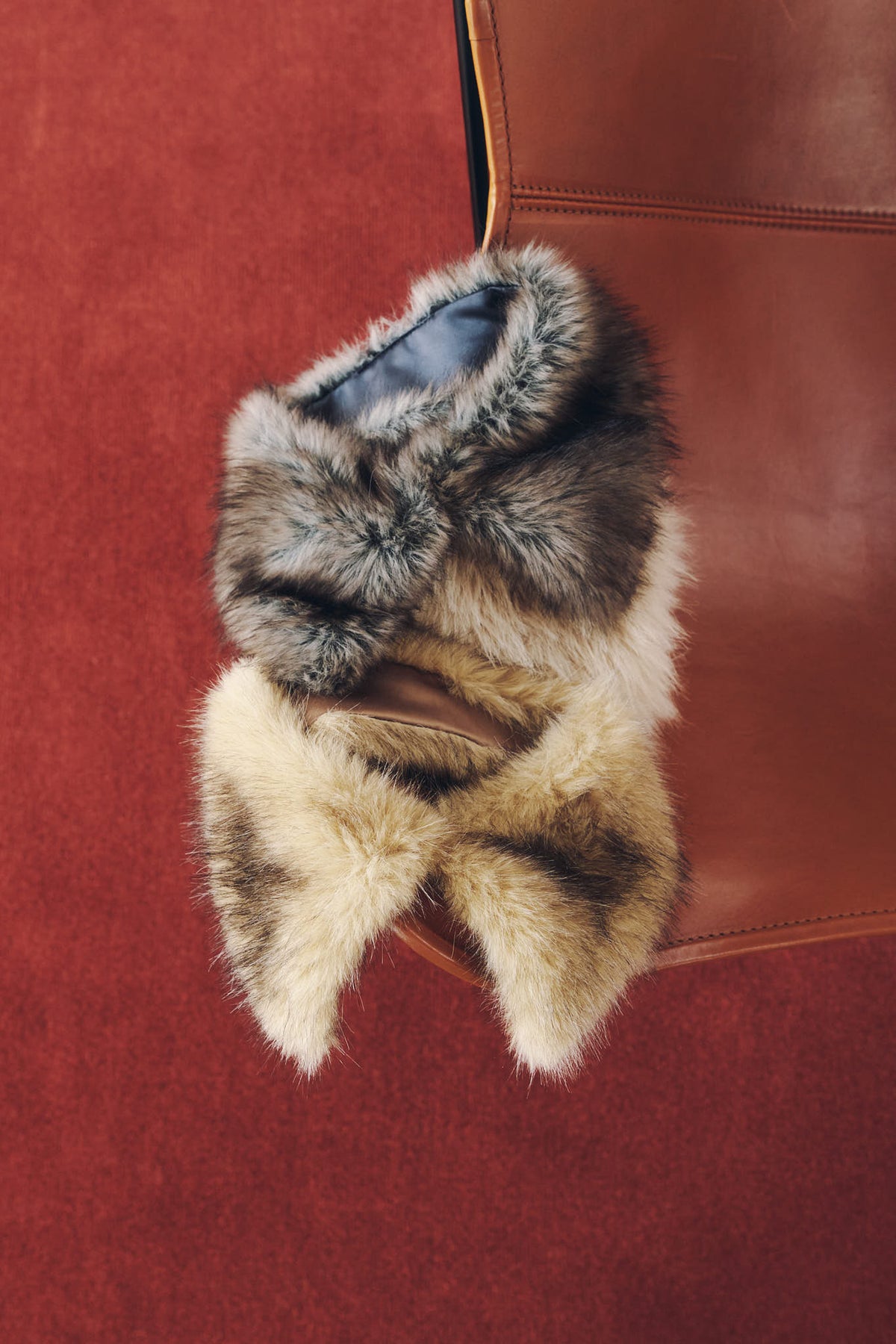 fur collar/3color