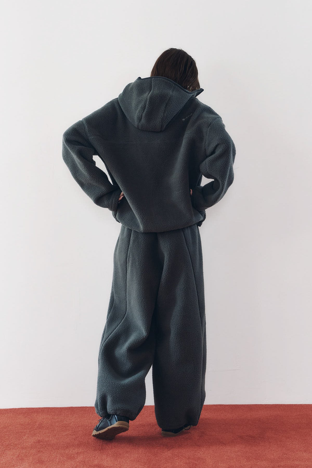 switching boa pants(unisex)/gray