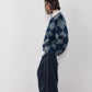 argyle knit(unisex)/navy