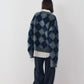 argyle knit(unisex)/navy