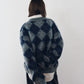 argyle knit(unisex)/navy