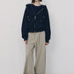 double hem trousers(unisex)/sandbeige
